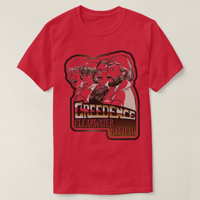 Creedence Clearwater Revival 3 TShirt T Shirt (Design framsida)