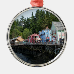 Creek Street i Ketchikan Julgransprydnad Metall