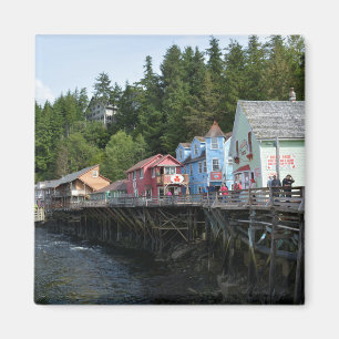 Creek Street i Ketchikan Magnet