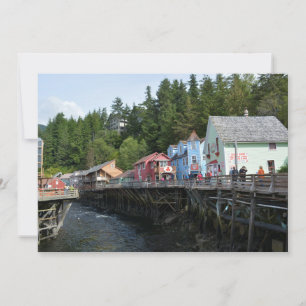 Creek Street i Ketchikan Tack Kort