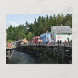 Creek Street i Ketchikan Vykort