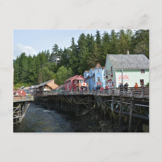 Creek Street i Ketchikan Vykort (Framsida)