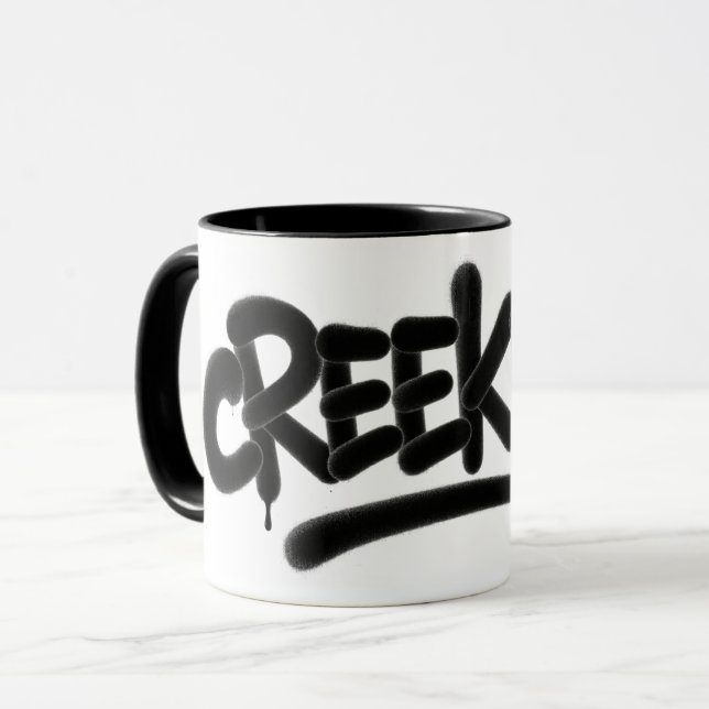 CreekRat® | CreekRat Co. | Topanga - Malibu - CA Mugg (Framsida vänster)