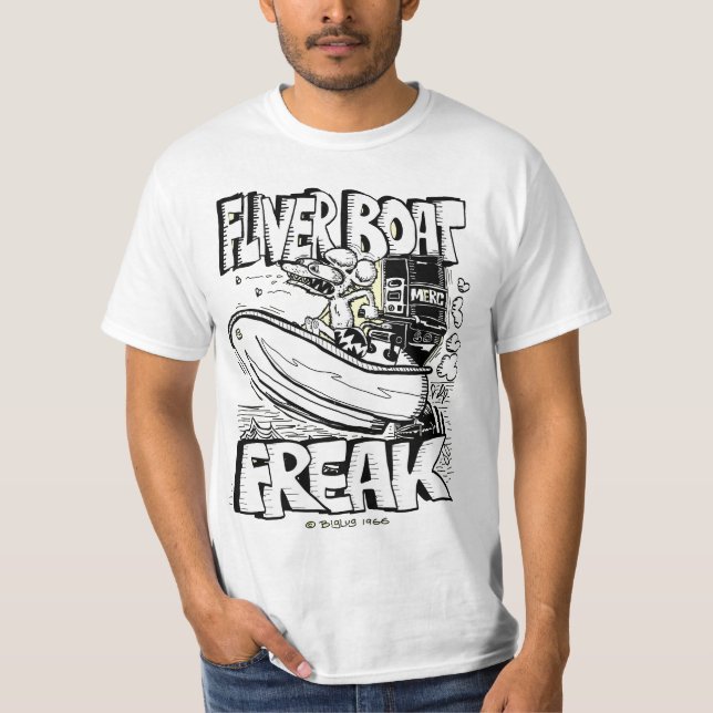 Creekrat Flever Boat Freak Tee (Framsida)