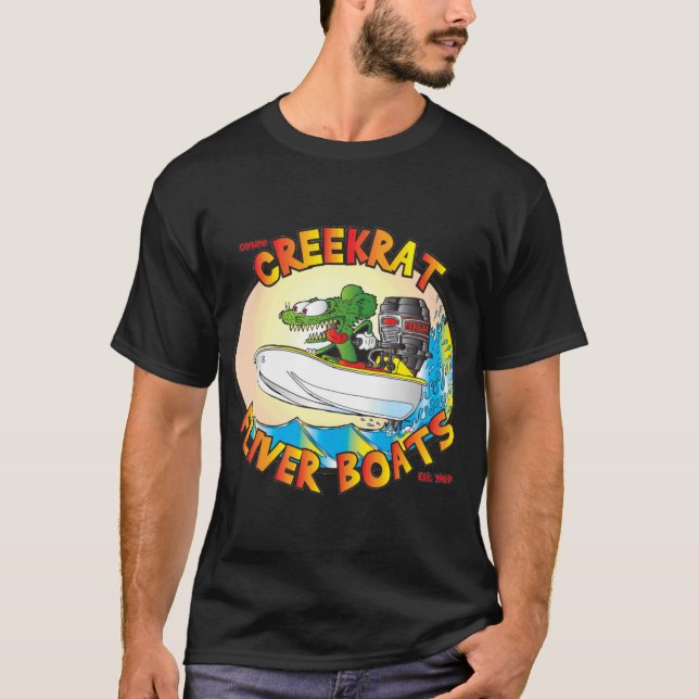 Creekrat Flever Boat Tee (Framsida)