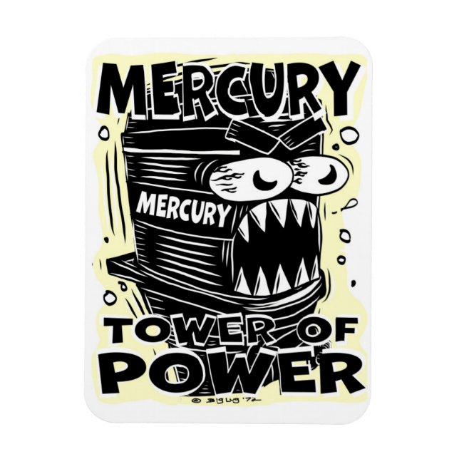Creekrat Mercury Torn of Power Magnet (Vertikal)