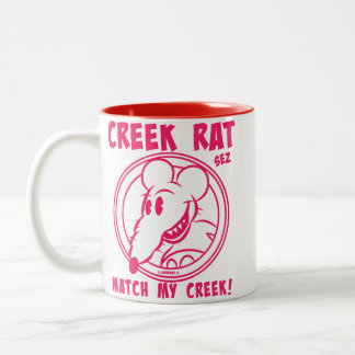 Creekrat Tecknad Studios Bäck Råtta Art Två-Tonad Mugg