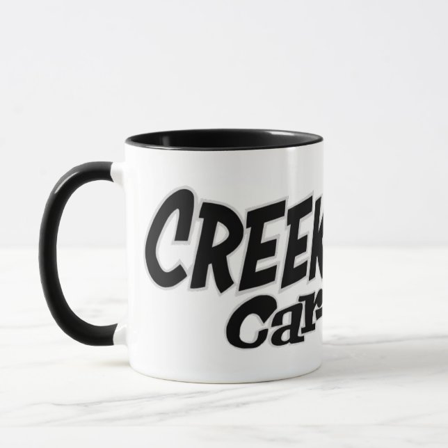 Creekrat Tecknad Studios Bäck Råtta Logotyp Art Mugg (Vänster)