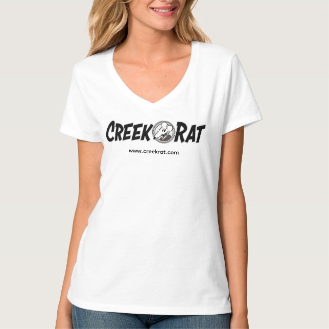 Creekrat Tecknad Studios Bäck Råtta Logotyp T Shirt (Framsida)