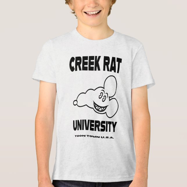 Creekrat Tecknad Studios - Bäck Råtta T Shirt (Framsida)