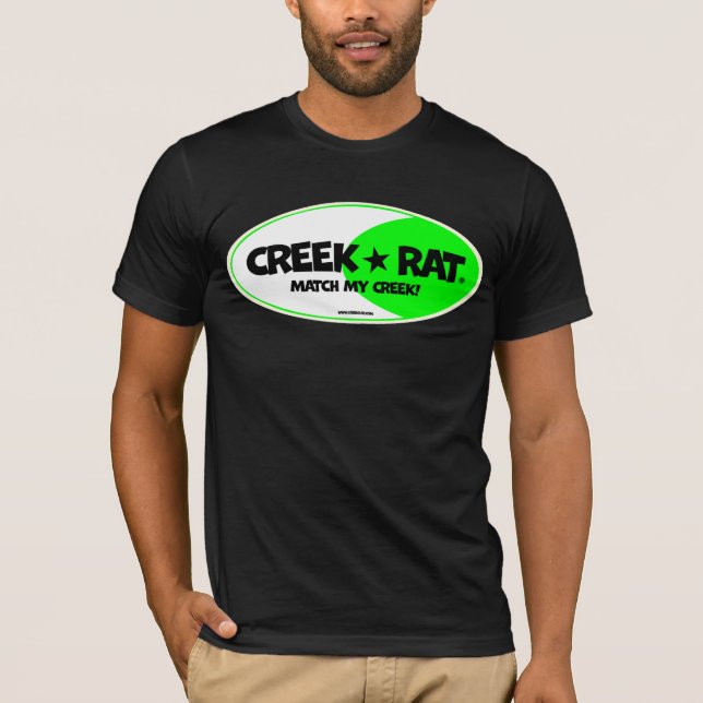 Creekrat Tecknad Studios - Bäck Råtta T Shirt (Framsida)