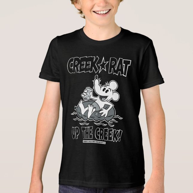 Creekrat Tecknad Studios - Bäck Råtta T Shirt (Framsida)
