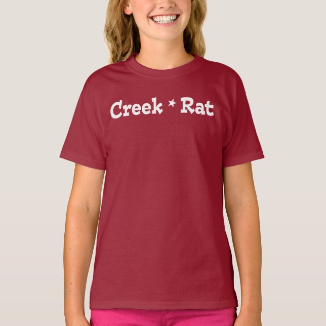 Creekrat Tecknad Studios - Bäck Råtta T Shirt (Framsida)