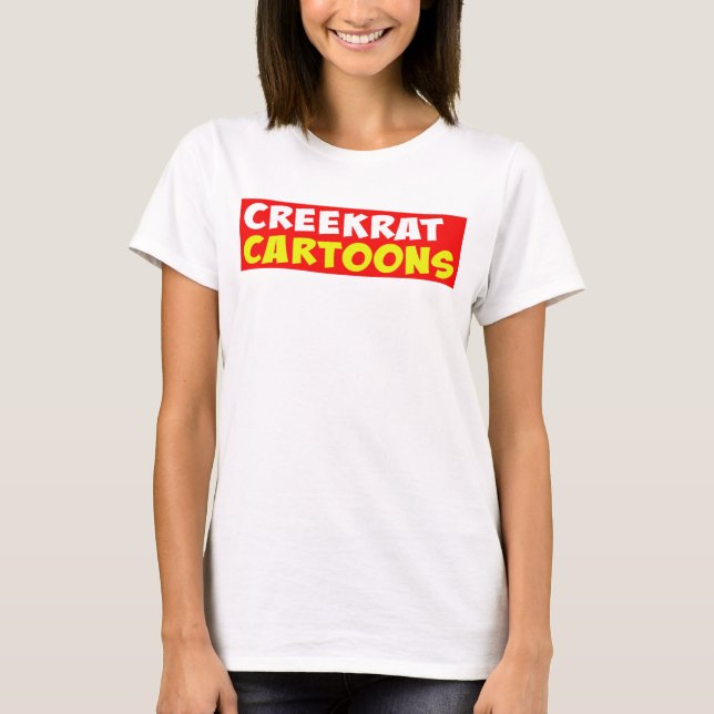 Creekrat Tecknad Studios - Bäck Råtta T Shirt (Framsida)