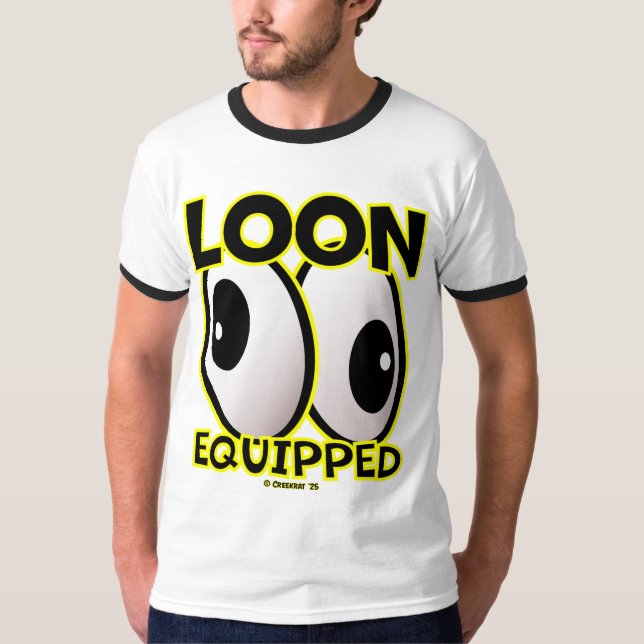 Creekrat Tecknad Studios "Loon Equipping" 2025 Art T Shirt (Framsida)