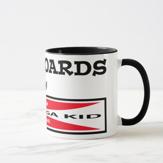 Creekrat Tecknad Studios - Topanga Kid Surfboard Mugg (Höger)