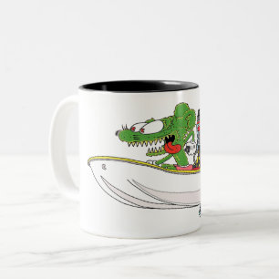 Creekrat Tecknads Flyin'Flivver Flever Boat Mugg