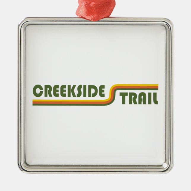 Creekside Trail Julgransprydnad Metall (Framsidan)