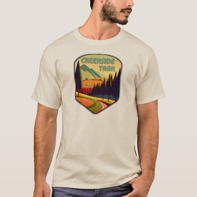 Creekside Trail Ohio Färger T Shirt (Framsida)