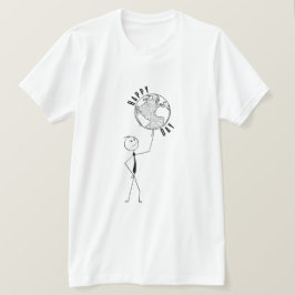 Creen People Lycklig Earth Day Helgdag Gift eco T Shirt