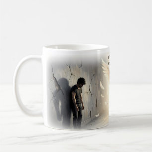 Creep Ängel av Ljus Trasig Själ Dröm Mugge Kaffemugg