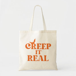 Creep It Real Fall Halloween Tote Tygkasse