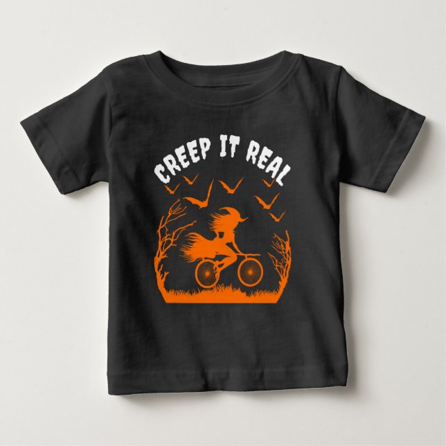 CREEP IT REAL FUNNY SARCASM T SHIRT (Framsida)