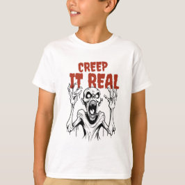 CREEP IT REAL: Retro Horror Aesthetic Halloween T Shirt