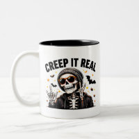 Creep It Real Roligt Coolt Skelett Halloween