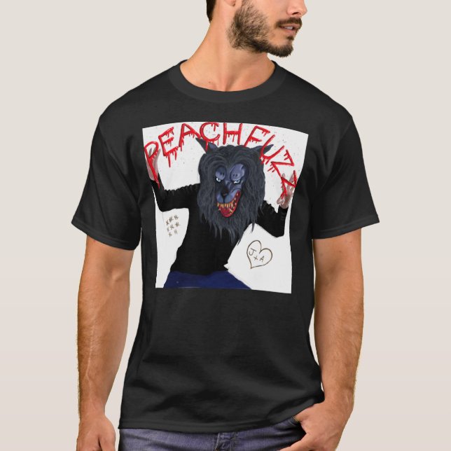 Creep - Peachfuzz Werevargmask Pose Classic T-Sh T Shirt (Framsida)