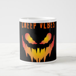 Creep Vibes Dark Energy _ Trendy Horror Streetwear Jumbo Mugg