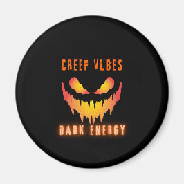 Creep Vibes Mörk Energi _ Trendig Skräck Streetwea Magnet