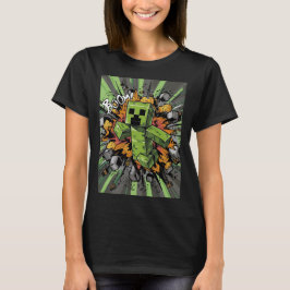 Creeper Explosion Graphic T-Shirt