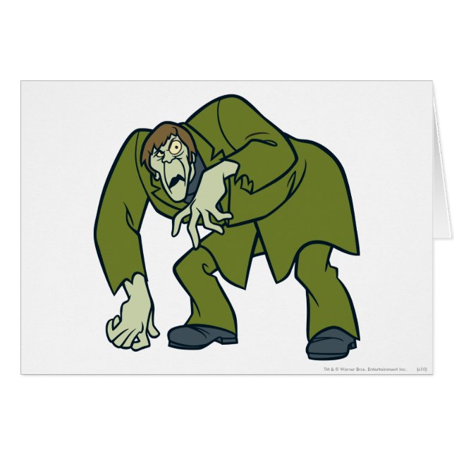 Creeper Villain Hälsningskort (Framsidan Horizontal)