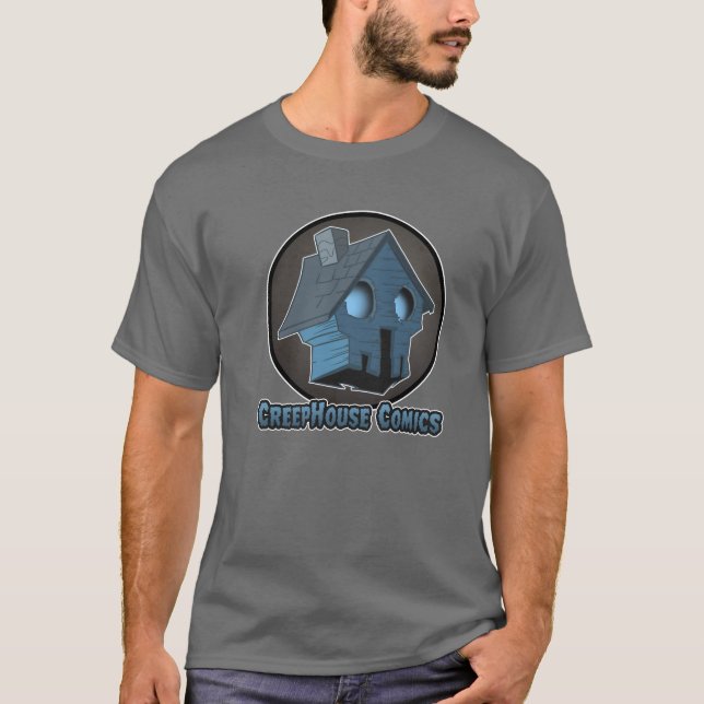 CreepHouse tecknadlogotyp T Shirt (Framsida)
