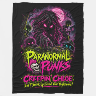 Creepin 'Chloe - Paranormal Punks Fleecefilt