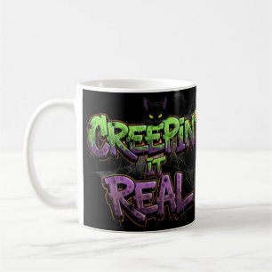 Creepin’ it Real - Coola Graffiti Halloween Cat &  Kaffemugg