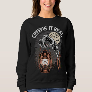 Creepin It Real Gothic Halloween Lantern T Shirt