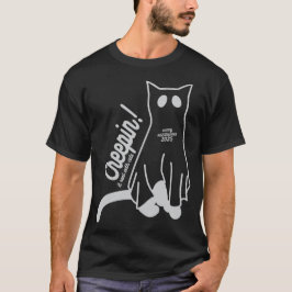 Creepin’ It Real med Katter – Rolig Halloween T Shirt