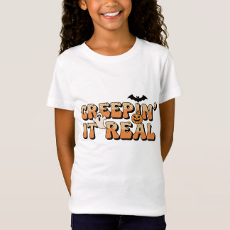 Creepin it Real Retro Halloween T Shirt