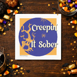 Creepin’ It Sober | Halloween Sober-fest Pappersservett