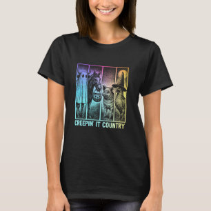 Creepinu2019 It Country Halloween Gårdsdjur Gris  T Shirt