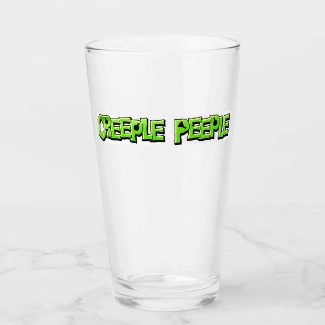 Creeple Peeple dricksglas Glaskopp (Framsida)