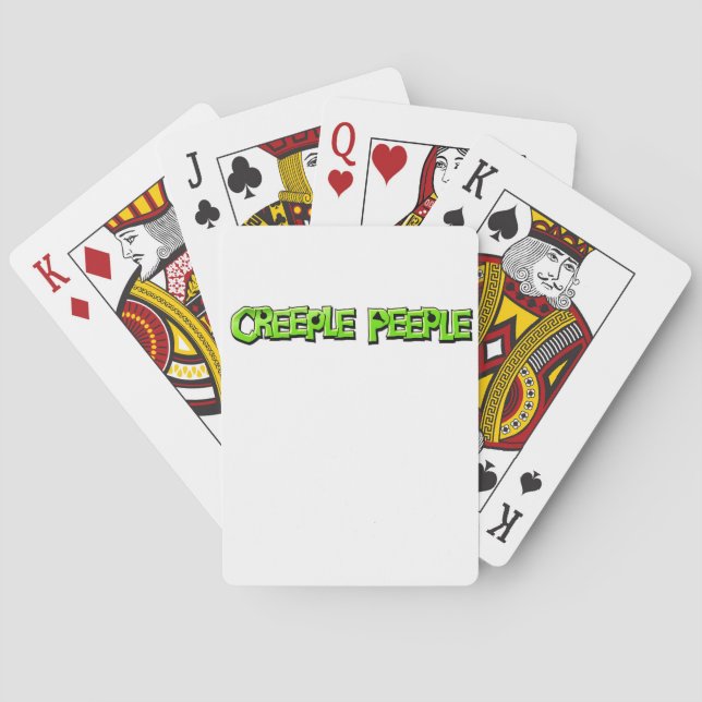 Creeple Peeple playing cards Casinokort (Baksidan)