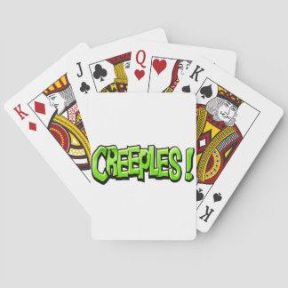 Creeples spelar kort casinokort