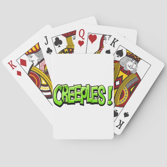 Creeples spelar kort casinokort (Baksidan)