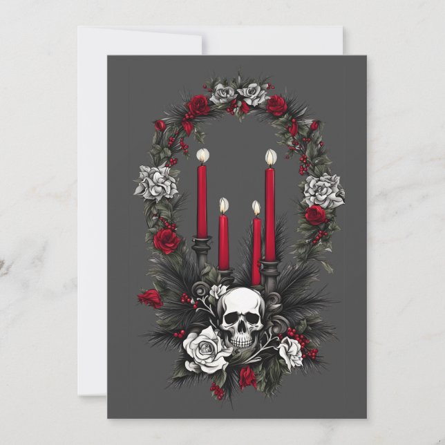 Creepmas gratulationskort julkort (Framsida)