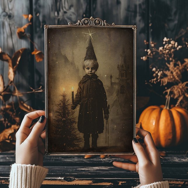 Creepmas Spooky Gothy Vintage Boy Poster (Skapare uppladdad)