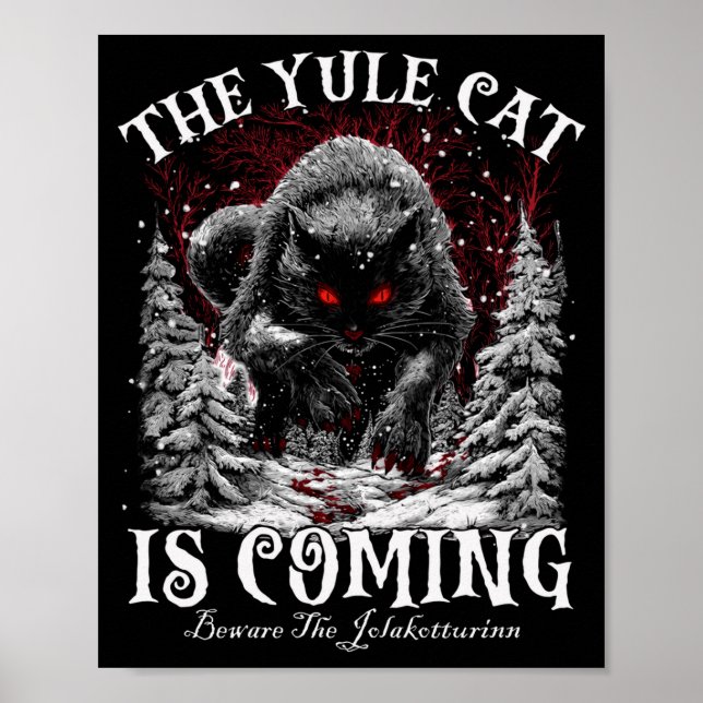 Creepmas The Yule Cat Is Coming Be Ware Of Jolakot Poster (Framsidan)