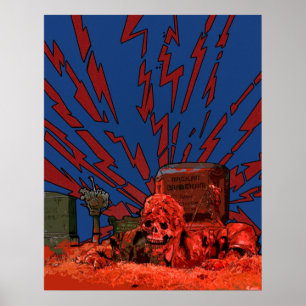 Creepshow Fars dag Zombie Poster